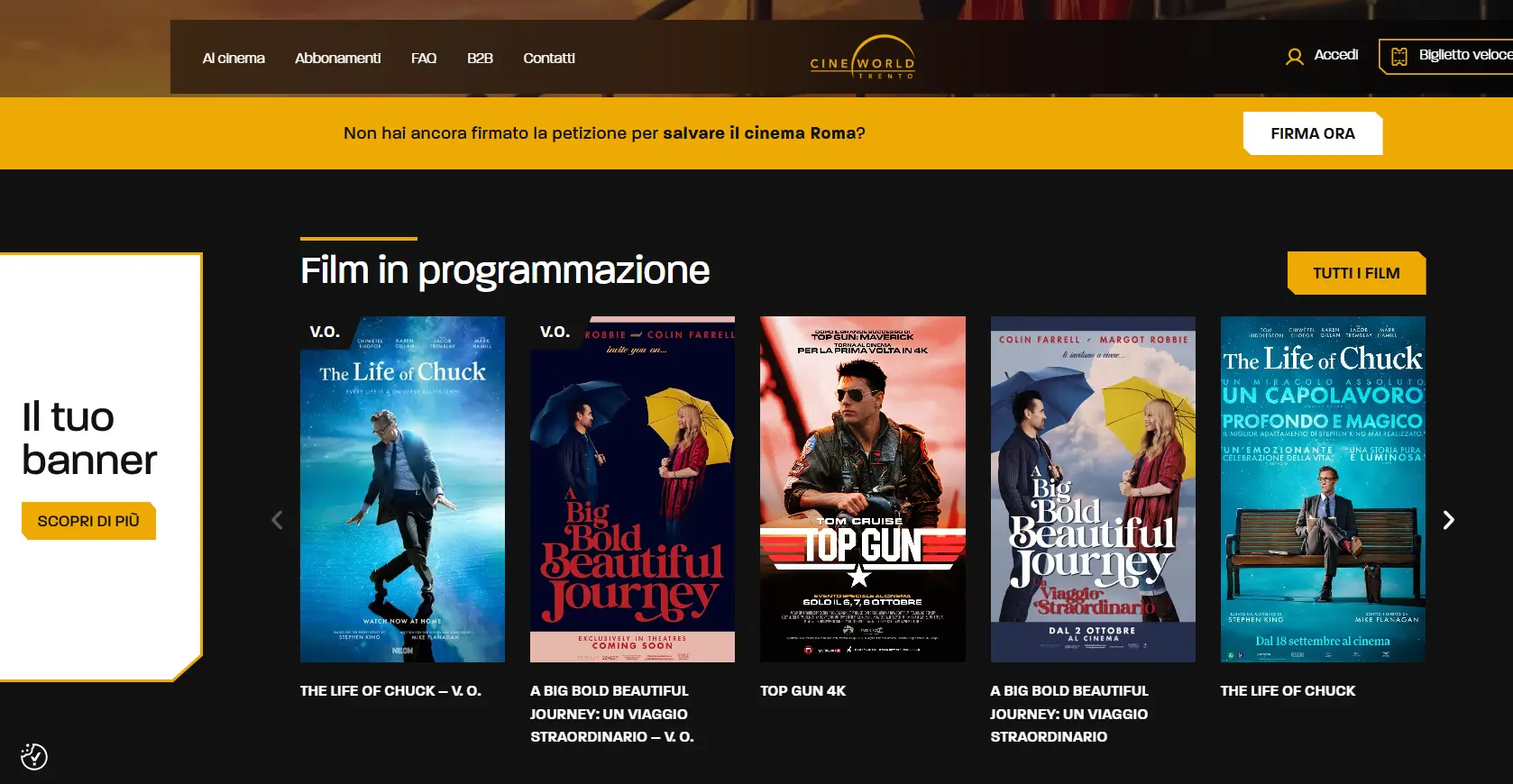 Banner pubblicitario